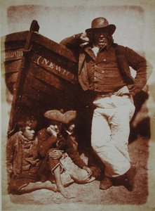 A Newhaven Fisherman and Boys, c.1843-47