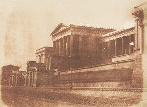 Old Royal High School, Calton Hill, Edinburgh, 1843-47 by Hill and Adamson