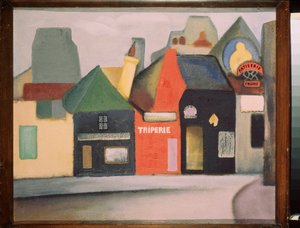 Landscape (Street of a French Village with a Tripe Shop and a Pastry Shop)