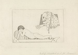 Allegorical Warning Against Onanism by David Pièrre Giottino Humbert de Superville
