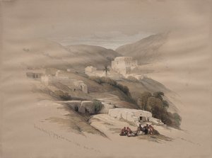 Christian Church of St. George at Ludd, Ancient Lydda by David Roberts