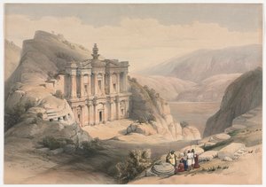 El Deir Petra by David Roberts
