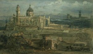 Entrance to Herez, Spain by David Roberts