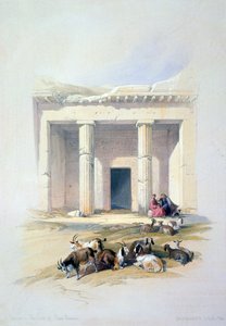 Entrance to the Cave of Beni Hassan by David Roberts