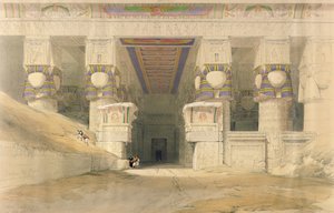 Facade of the Temple of Hathor, Dendarah, from 