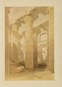 Hall of Columns, Karnak, from Egypt and Nubia, Vol.1 by David Roberts