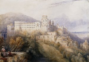 Heidelburg, The Palace of the Electors of the Palatinate by David Roberts