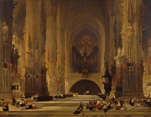 Interior of the Cathedral of St Stephen, Vienna, 1853