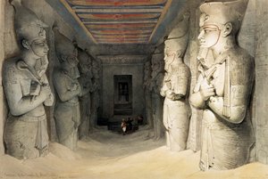 Interior of the Temple of Abu Simbel, Nubia, Egypt