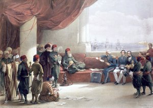 Interview with the Viceroy of Egypt at his palace, Alexandria, Egypt, May 12th 1839, 19th century