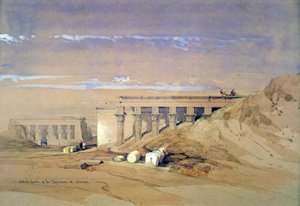 Lateral View of the Temple Called Typhonaeum at Dendera, Egypt, 19th Century by David Roberts