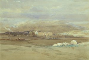 Medinet Habou, Thebes by David Roberts