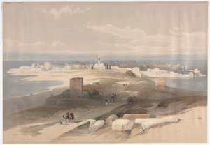 Sur or Tsor, Ancient Tyre from the Isthmus by David Roberts
