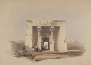Temple of Dendur, Nubia by David Roberts