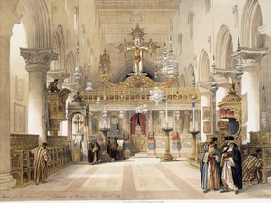 The Chapel of Saint Catherine at Mount Sinai Monastery by David Roberts