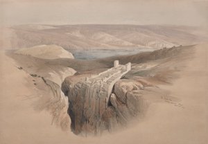 The Dead Sea Looking Towards Moab by David Roberts