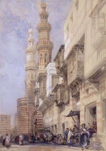 The Gate of Metwaley, Cairo, 1838 by David Roberts