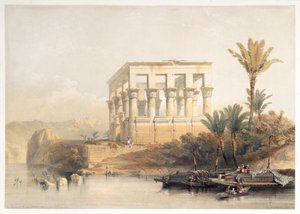 The Hypaethral Temple at Philae, Called the Bed of Pharaoh, Egypt