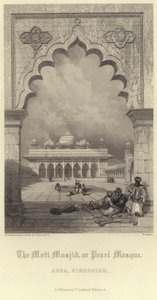 The Moti Musjid in Agra by David Roberts
