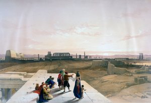 The Ruins of Karnak from the West, 19th Century by David Roberts