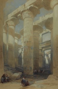 The Temple, Karnak by David Roberts