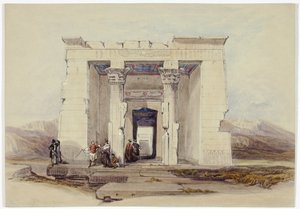The Temple of Dendur, Nubia by David Roberts