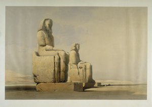 The Memnon Colossi at Thebes