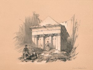 Tomb of Zechariah by David Roberts