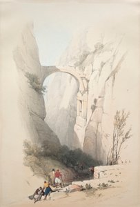 Triumphal Arch Crossing the Ravine Leading to Petra