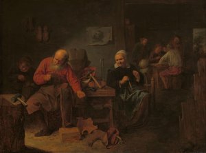Interior of a Cobbler’s Shop