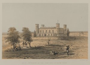 Interior of the Compound of Alumbagh, Lucknow