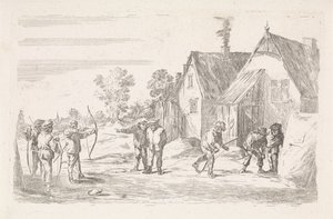 Archers (Genre Scenes in the Open Air Series) by David Teniers (II)