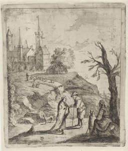 Landscape with Fortune Teller by David Teniers (II)