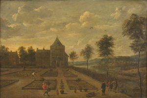 A Garden in front of a Country Seat