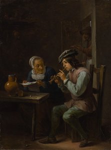 The Flageolet Player, 1635-40 by David Teniers II