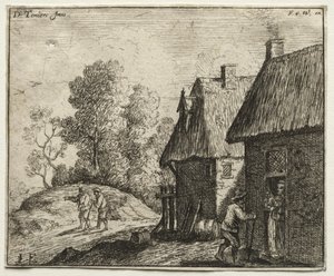 Peasant Talking to a Woman by David Teniers the Elder