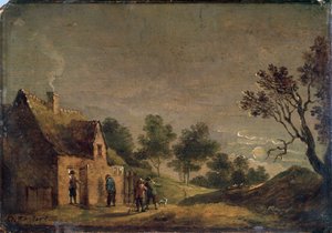 A Tavern at Night by David Teniers the Younger