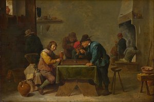 Backgammon Players by David Teniers the Younger