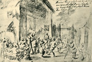 Country Dance, Mid-Late 17th Century, 1943 by David Teniers the Younger