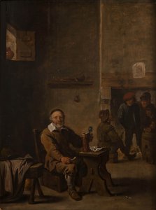 Drinkers by Teniers II by David Teniers the Younger