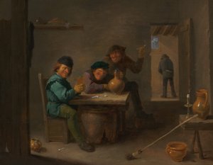 Peasants in a Tavern by David Teniers the Younger