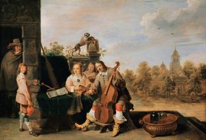 Self-portrait with Family, c. 1645 by David Teniers the Younger