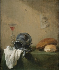 Still-life with Overturned Jug by David Teniers the Younger