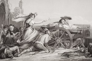 The Defence of Saragossa, 1808, from 