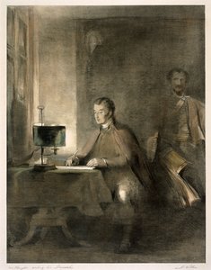 Wellington Writing His Despatches by David Wilkie