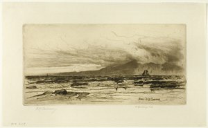 Arran, plate fourteen from the Clyde Set by David Young Cameron