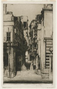 Street in Cairo by David Young Cameron