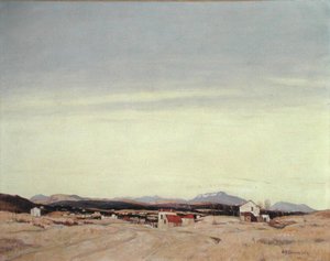 The Distant Hills by David Young Cameron
