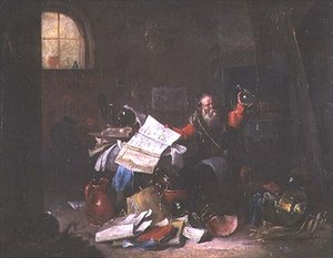 The Alchemist by David the Elder Teniers
