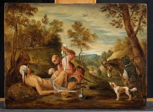 The Good Samaritan by David Teniers the Younger